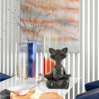 Thumbnail for Whimsical Buddha Cat Figurine Sculptures & Statues KittyNook Cat Company