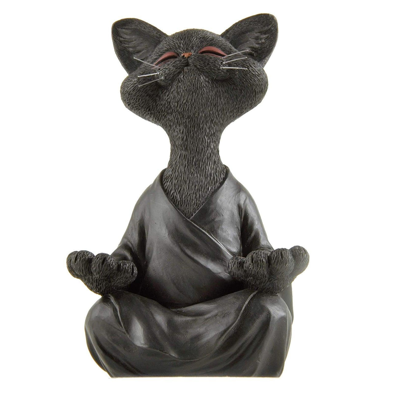 Whimsical Buddha Cat Figurine Sculptures & Statues KittyNook Cat Company