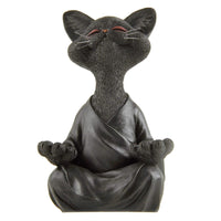Thumbnail for Whimsical Buddha Cat Figurine Sculptures & Statues KittyNook Cat Company