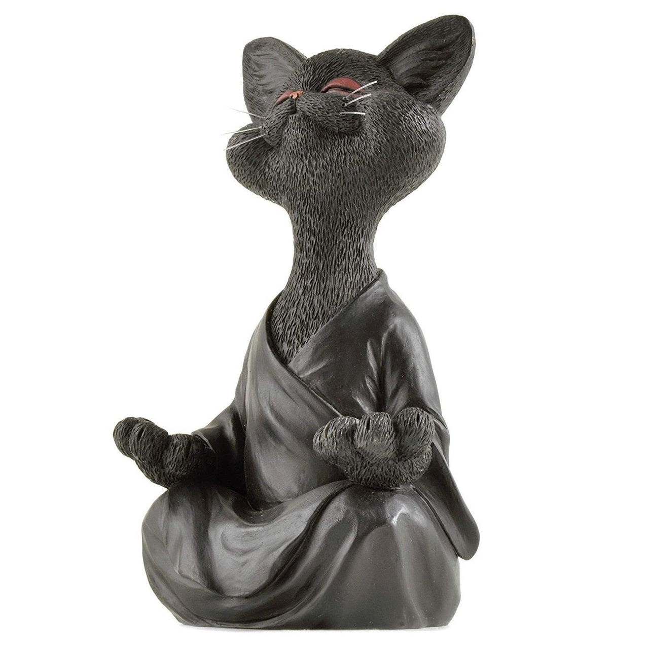 Whimsical Buddha Cat Figurine Sculptures & Statues KittyNook Cat Company