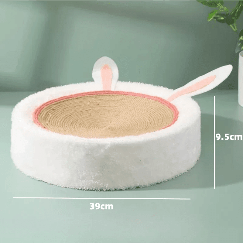 Whisker Whirl Cat Bed Scratcher KittyNook Cat Company Rabbit