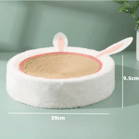 Thumbnail for Whisker Whirl Cat Bed Scratcher KittyNook Cat Company Rabbit