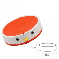 Thumbnail for Whisker Whirl Cat Bed Scratcher KittyNook Cat Company Chicken