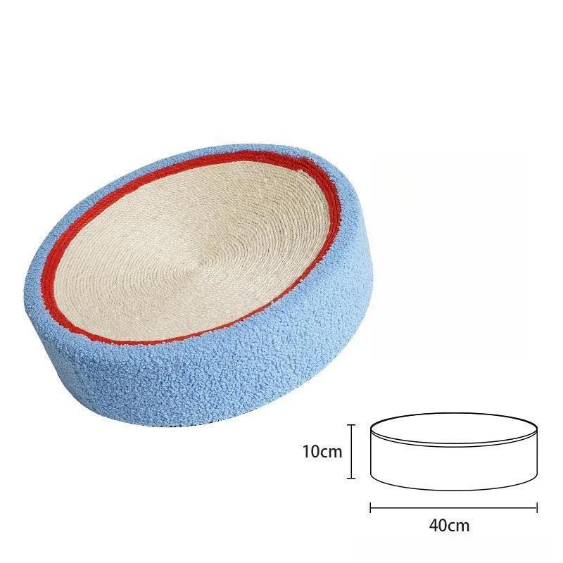 Whisker Whirl Cat Bed Scratcher KittyNook Cat Company Blueberry