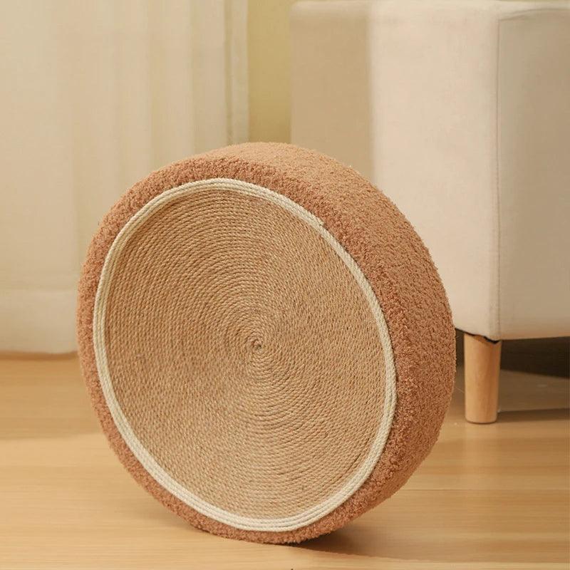 Whisker Whirl Cat Bed Scratcher KittyNook Cat Company Earth Tones