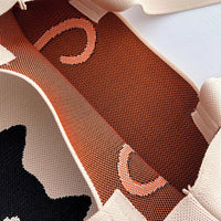 Thumbnail for Whiskers n' Yarn Knit Tote Bag Shopping Totes KittyNook Cat Company