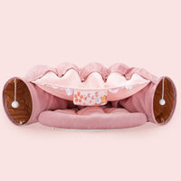 Thumbnail for Zoom-Cat! Interactive Tunnel Bed Cat Toys KittyNook Pink Zoom-Cat!