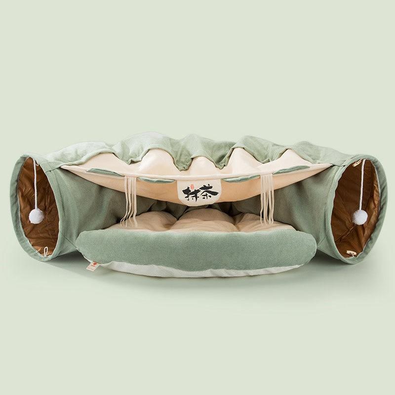 Zoom-Cat! Interactive Tunnel Bed Cat Toys KittyNook