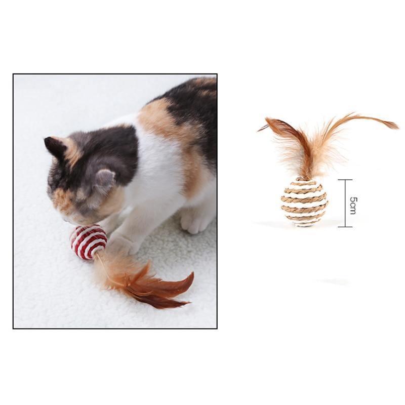 Cutie Catz 7pcs Feather Cat Toy  KittyNook