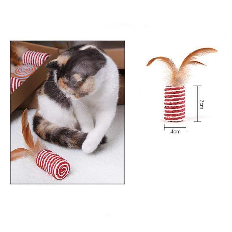Cutie Catz 7pcs Feather Cat Toy  KittyNook