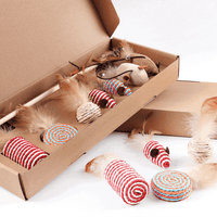 Thumbnail for Cutie Catz 7pcs Feather Cat Toy  KittyNook