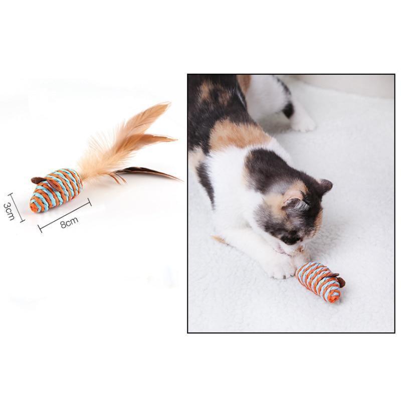 Cutie Catz 7pcs Feather Cat Toy  KittyNook