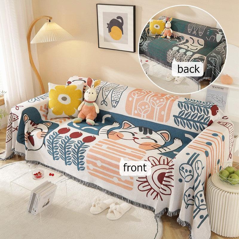 Dreamy Drape Throw Blanket Blankets KittyNook Cat Company Dreamy Catto 90x150cm