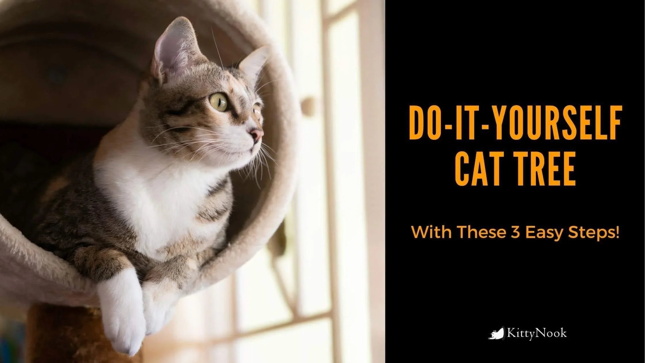 Do-It-Yourself Cat Tree with these 3 Easy Steps! - KittyNook Cat Company