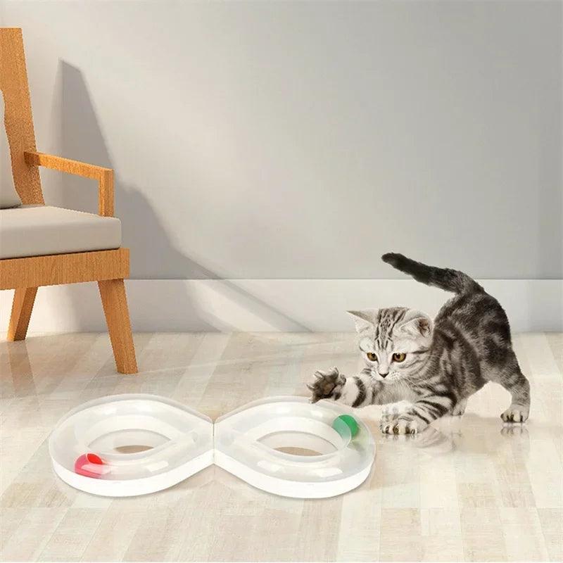 Eight Track Cat Tunnel Toy - KittyNook Cat Company