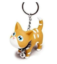 Thumbnail for Meow Doll Black Kitten with Bell Keychain - KittyNook Cat Company