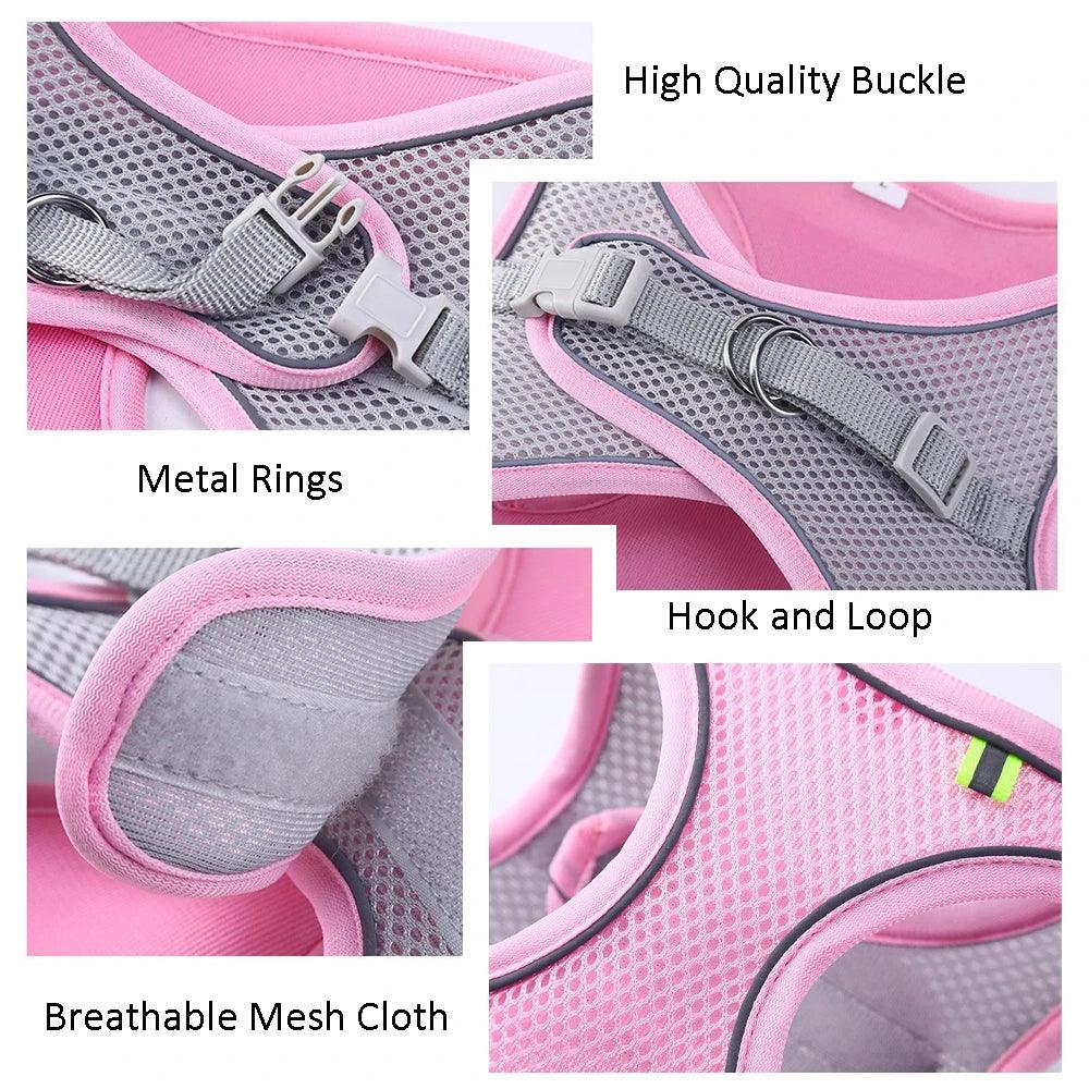 Sofy Breathable Cat Harness and Leash Pet Collars & Harnesses KittyNook Cat Company   