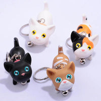Thumbnail for Meow Doll Black Kitten with Bell Keychain