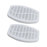 Thumbnail for Two white rectangular KittyNook Cat Co. Activated Carbon Filters for Swan Neck Cat Fountain on plain background.