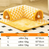 Load image into Gallery viewer, Purr Plaid Cat Toy Tunnel Hideaway yellow variant product show