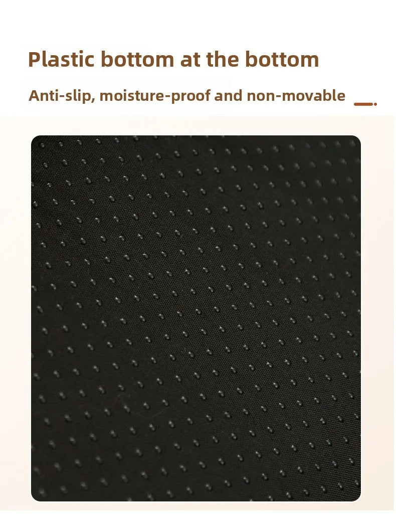 Close-up of black textured anti-slip mat with raised dots for KittyNook Cat Co. Interactive U-shaped Cat Tunnel.