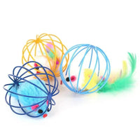 Thumbnail for The Interactive Sand-Chase Mouse Cat Toy by KittyNook Cat Co. engages your cat’s hunting instinct on a white background.