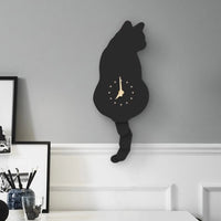 Thumbnail for Playful Purring Wall Cat Clock