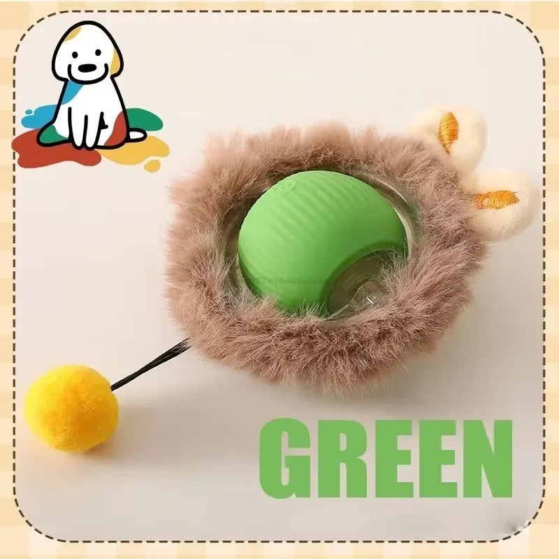 The KittyNook Smart Rolling Cat Ball offers 4 hours of interactive play and encourages exercise with safe, pet-friendly materials.