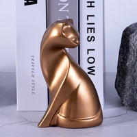 Thumbnail for The Golden Couples Cat Figurine by KittyNook Cat Co. is ideal as charming couples cat decor for your shelves or table.