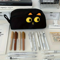 Thumbnail for The Adorable 3D Cat Pencil Case by KittyNook Cat Co. is a cute, large-capacity organizer for your pens and desk supplies.