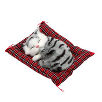 Thumbnail for KittyNook Cat Co. Sleepy Kitten Plush—adorable decor for your home or car dashboard!.