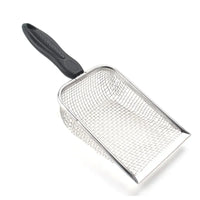 Thumbnail for KittyNook Cat Co. Premium Metal Cat Litter Scoop with Long Handle—ideal for sifting sand or pet litter.