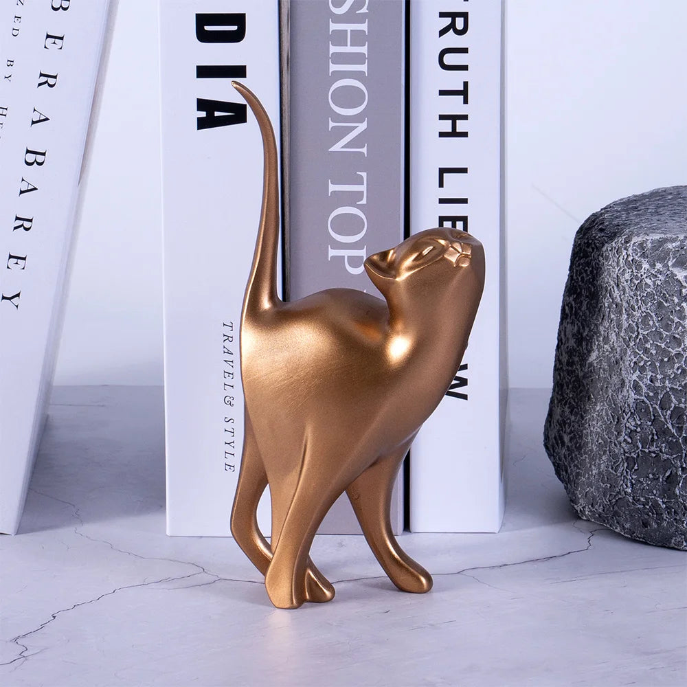 The Golden Couples Cat Figurine by KittyNook Cat Co. makes a charming, meaningful gift for cat lovers.