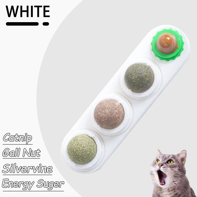 KittyNook Cat Co.'s All Natural Catnip Lick Bar: a white treat toy with four organic catnip treats for your cat's wellness.