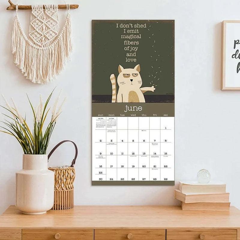 Snarky Cats 2024 Calendar June spread