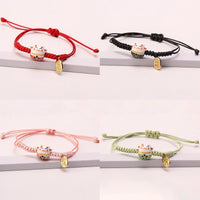 Thumbnail for Enchanting Lucky Cat Charm Bracelet