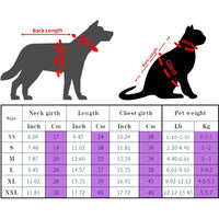 Thumbnail for KittyNook Cat Co. Warm Winter Hoodies for Hairless Kittens with collar sizing and hoodie measurement diagrams.