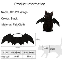 Thumbnail for Halloween Bat Wing Cat Costume