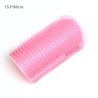 Thumbnail for The Ultimate Self-Cleaning Cat Brush by KittyNook Cat Co. in pink silicone, 153*80 cm, reduces shedding and cleans easily.