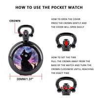 Thumbnail for Mystical Cat Clock Pendant