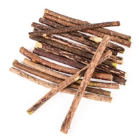 Thumbnail for KittyNook Cat Co. Natural Silvervine Chew Toy Kit: dried brown chew sticks for cats, arranged on a white background.