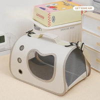 Thumbnail for KittyNook Cat Co. Premium Foldable Small Cat Carrying Bag—lightweight with mesh windows, perfect for travel.