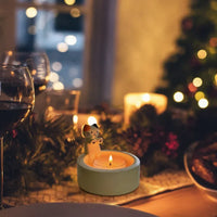 Thumbnail for The KittyNook Cat Co. Cute Kitten Candle Holder adds cozy, mood-boosting charm to your festive home decor.