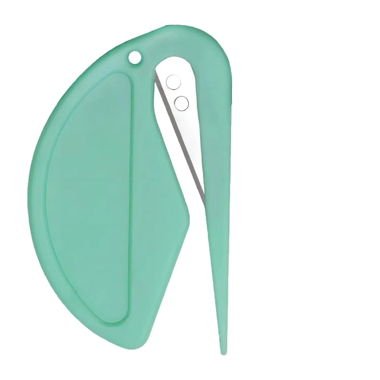 KittyNook Cat Co. 2-in-1 Pet Knot Remover Grooming Comb, green bird shape with beak and translucent wings.