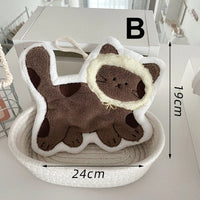 Thumbnail for KittyNook Cat Co. Soft Cat Paw Hand Towel, plush, 24x19cm, cream mane, in white basket labeled 