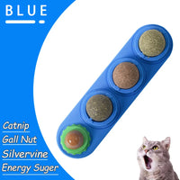 Thumbnail for The All Natural Catnip Lick Bar by KittyNook Cat Co. boosts feline wellness with organic catnip and silvervine balls.