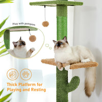 Thumbnail for A fluffy cat relaxes on the KittyNook Cat Co. Stylish Cat Climbing Tower—perfect for play and rest.