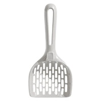 Thumbnail for KittyNook Cat Co. Curved Cat Litter Shovel offers odor-free, easy litter box cleaning with its long white plastic handle.