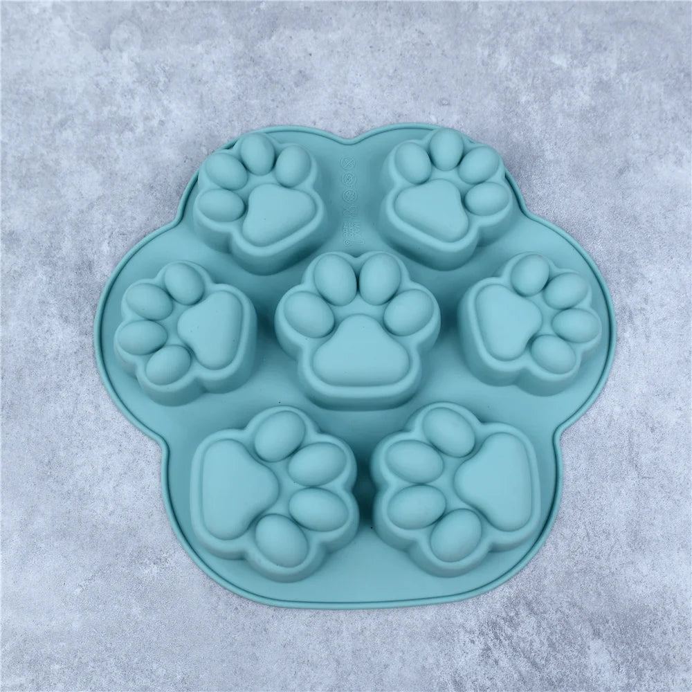 Paw Print Silicone Baking Molds