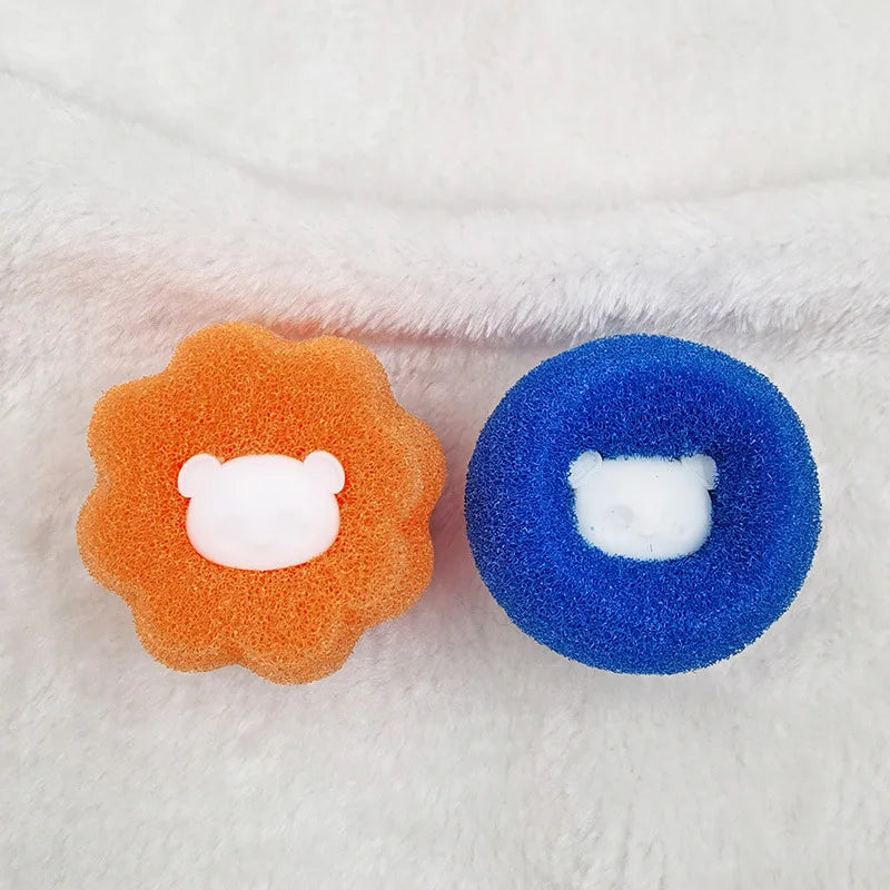 The Laundry Pet Hair Filter by KittyNook Cat Co. is a fun, bear-faced bath sponge that removes pet hair in the wash.